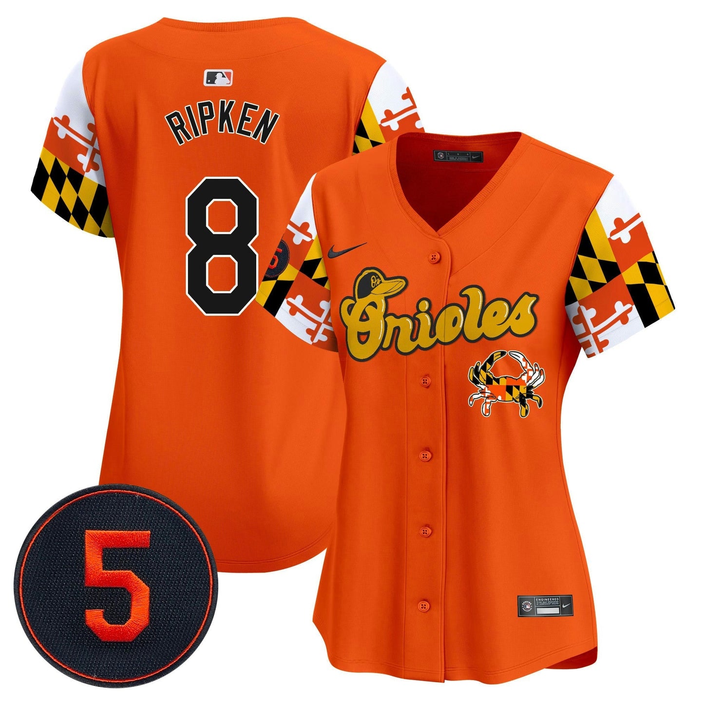 Camisa MLB Women’s Baltimore Robinson Patch Vapor Premier Limited Jersey V7