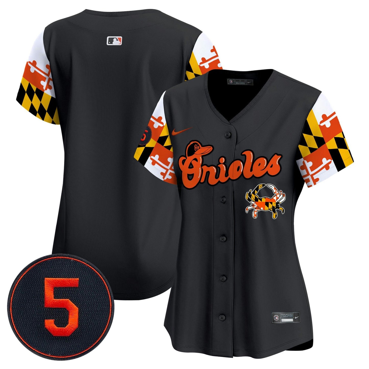Camisa MLB Women’s Baltimore Robinson Patch Vapor Premier Limited Jersey V7