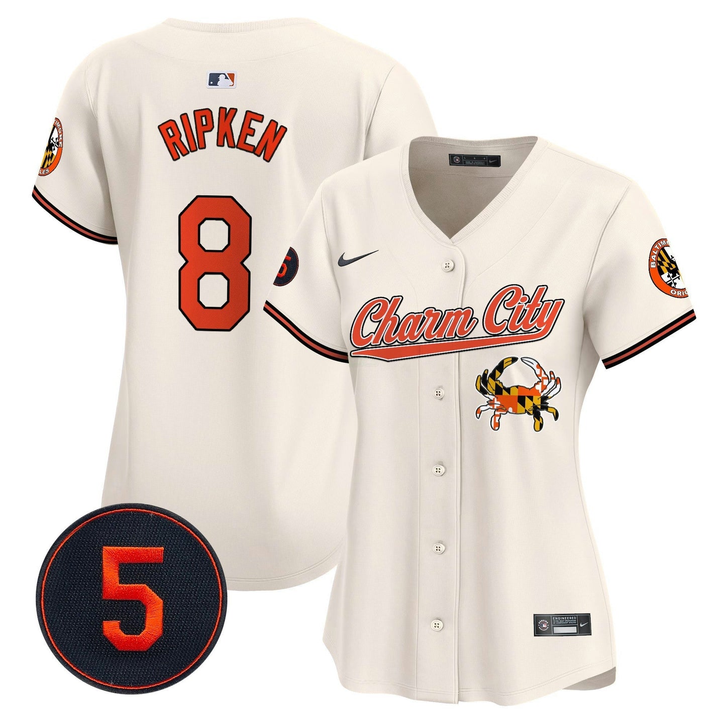 Camisa MLB Women’s Baltimore Robinson Patch Vapor Premier Limited Jersey V8