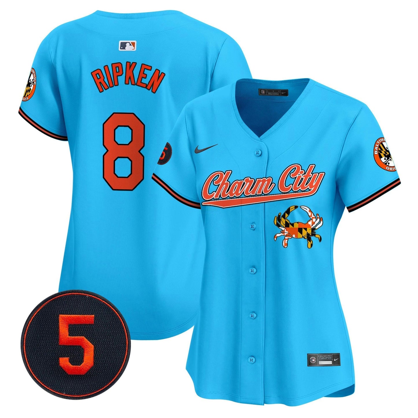 Camisa MLB Women’s Baltimore Robinson Patch Vapor Premier Limited Jersey V8