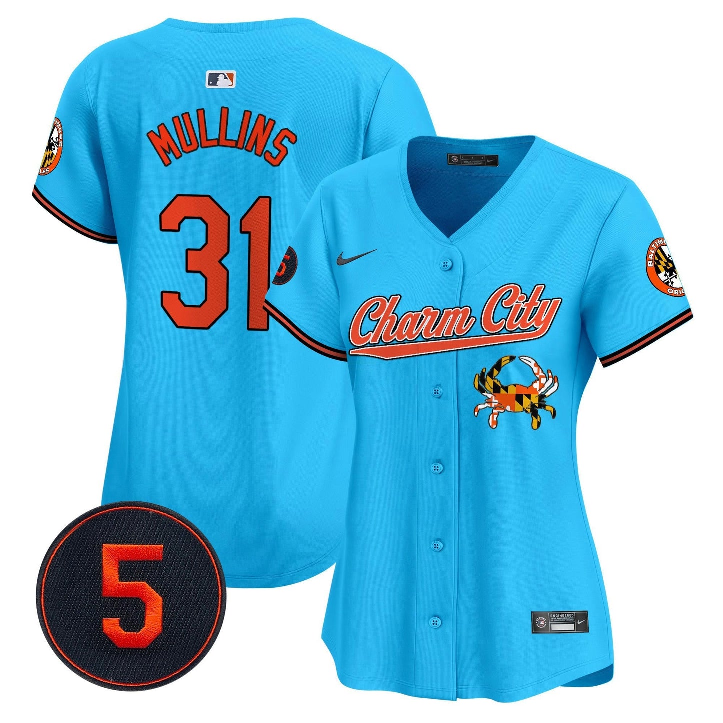 Camisa MLB Women’s Baltimore Robinson Patch Vapor Premier Limited Jersey V8