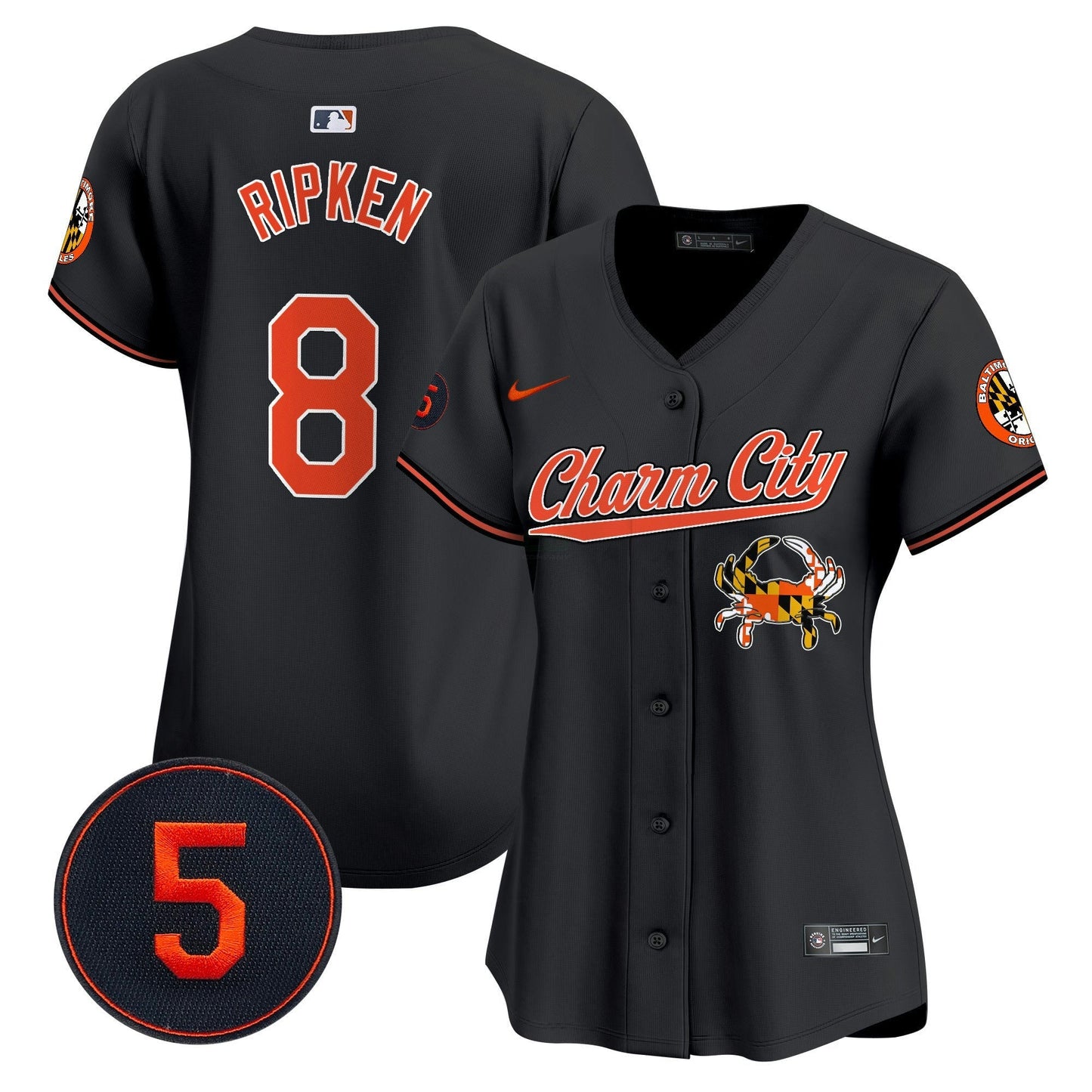 Camisa MLB Women’s Baltimore Robinson Patch Vapor Premier Limited Jersey V8