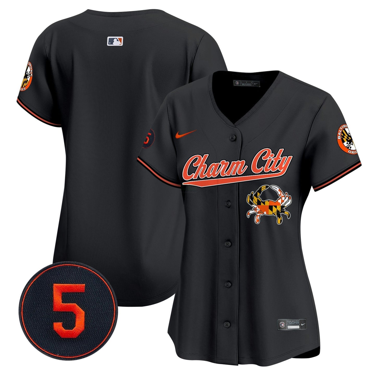 Camisa MLB Women’s Baltimore Robinson Patch Vapor Premier Limited Jersey V8
