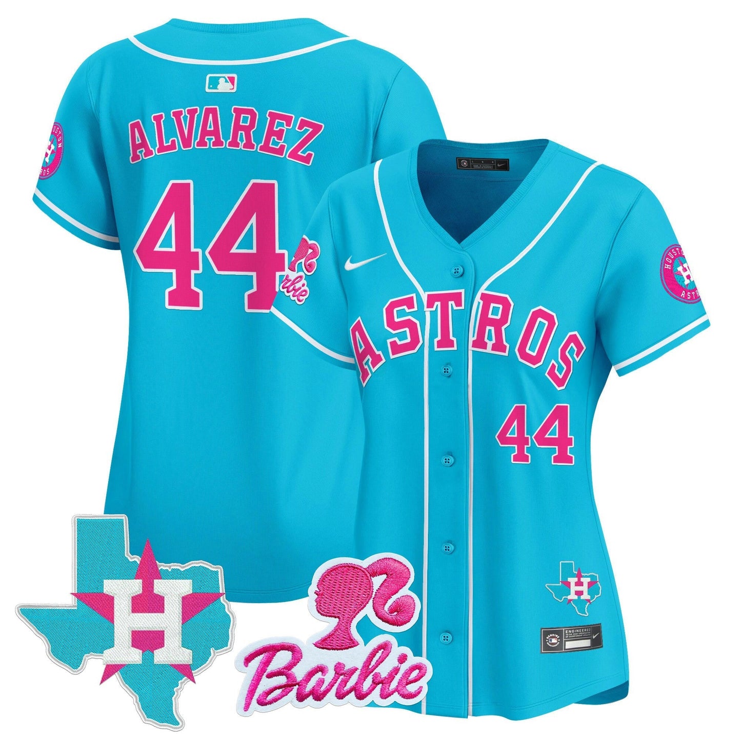 Camisa MLB Women’s Barbie Patch Vapor Premier Limited Jersey