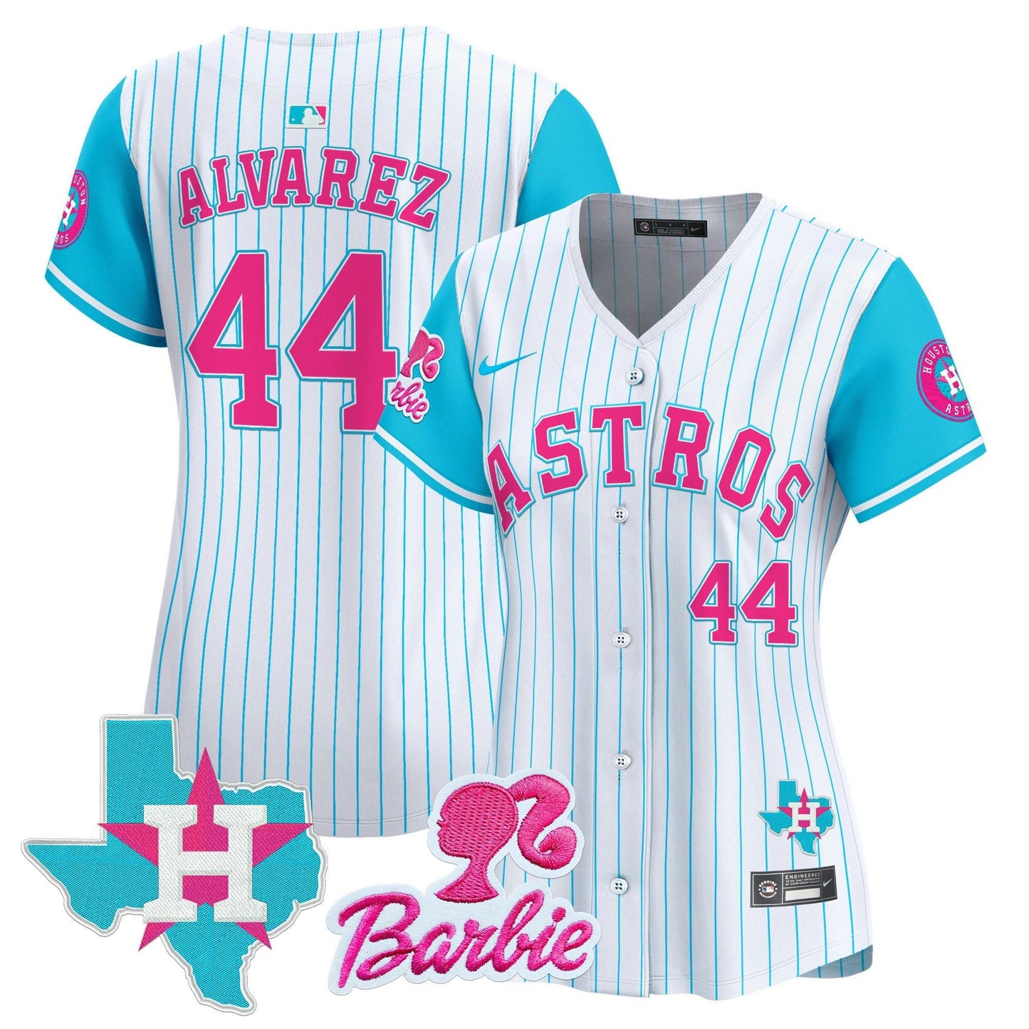 Camisa MLB Women’s Barbie Patch Vapor Premier Limited Jersey