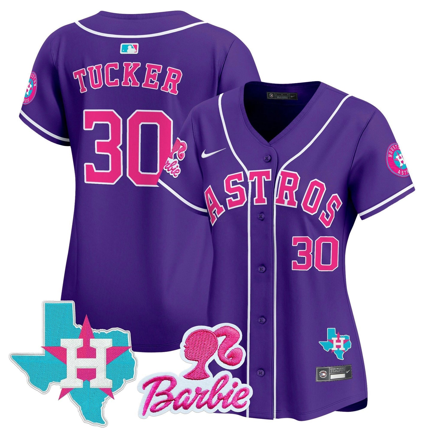 Camisa MLB Women’s Barbie Patch Vapor Premier Limited Jersey