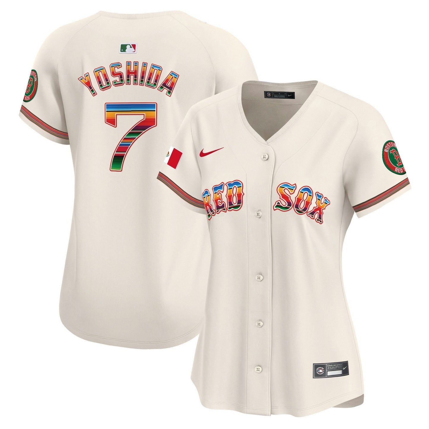 Camisa MLB Women’s Boston Mexico Vapor Premier Limited Jersey