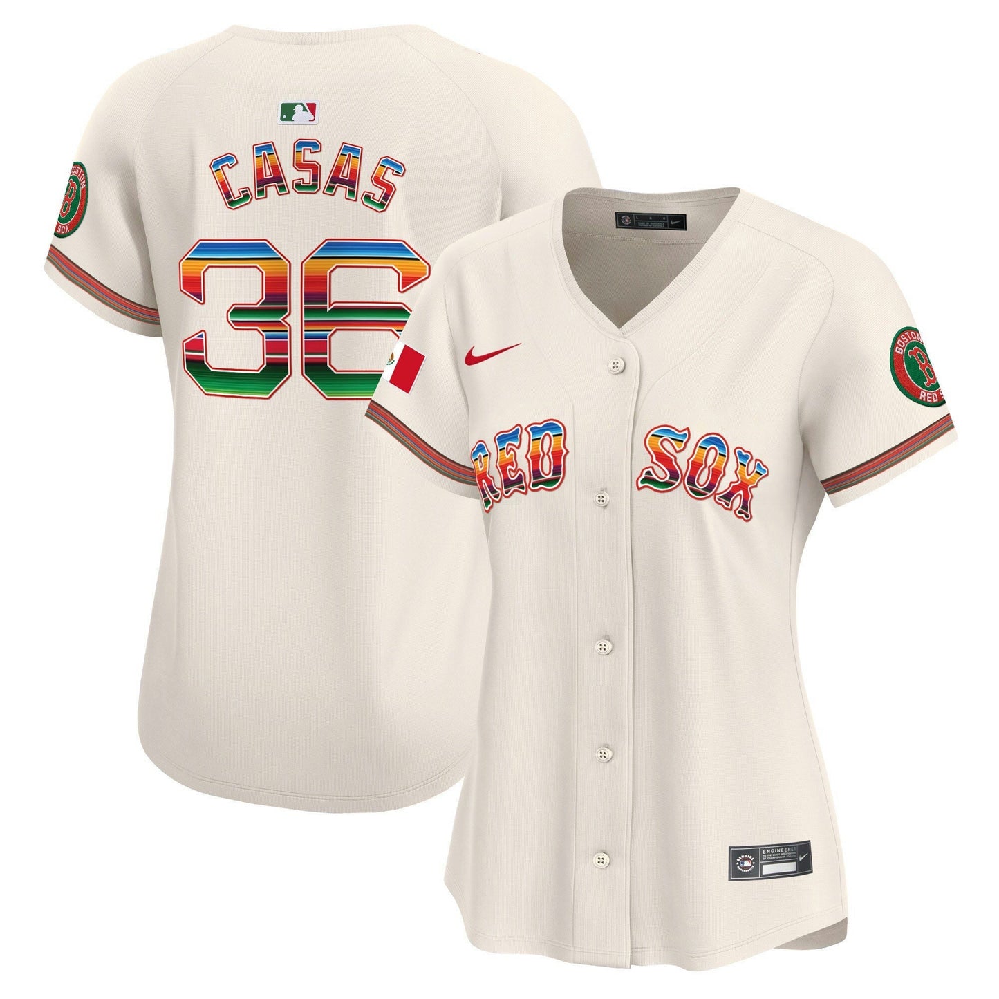 Camisa MLB Women’s Boston Mexico Vapor Premier Limited Jersey