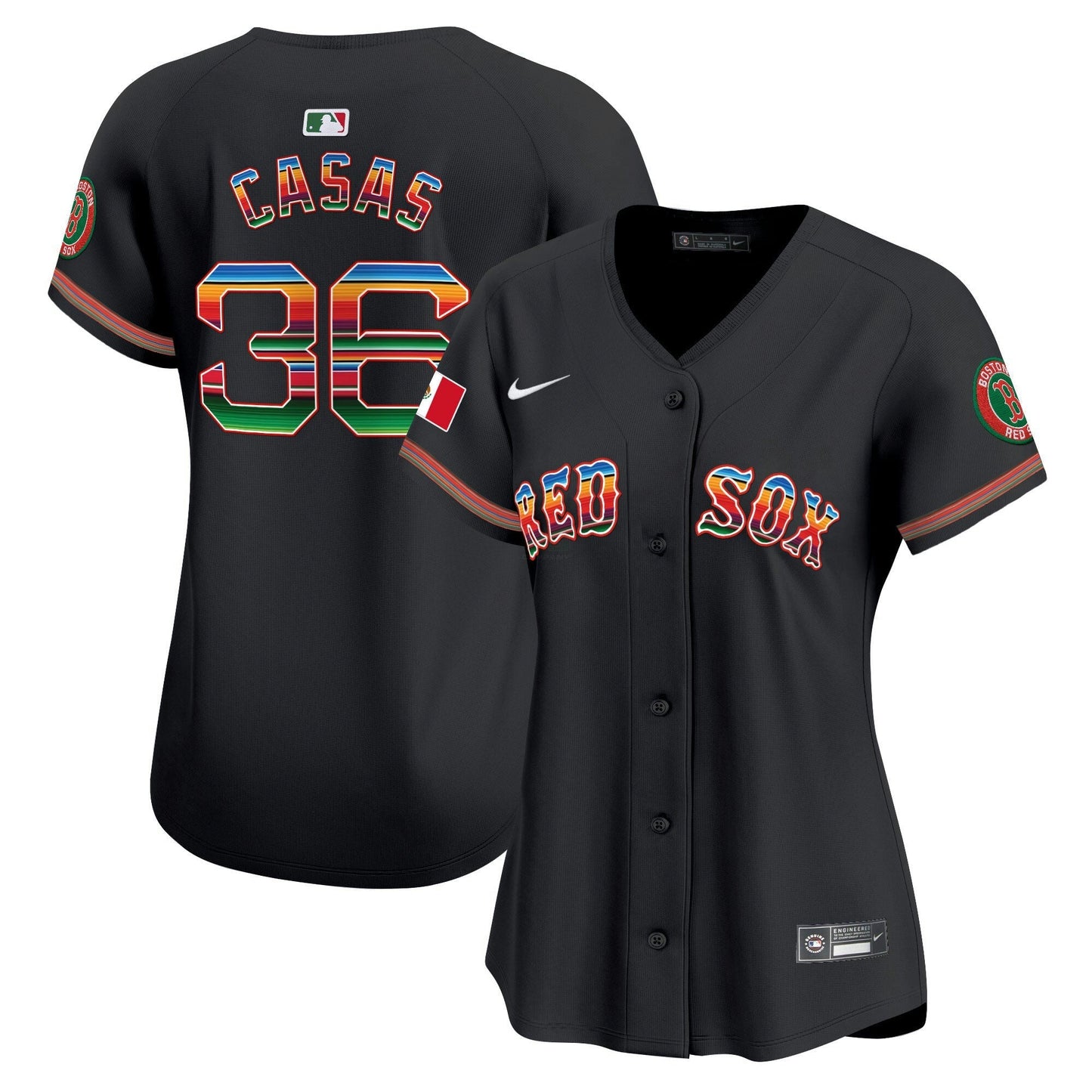 Camisa MLB Women’s Boston Mexico Vapor Premier Limited Jersey