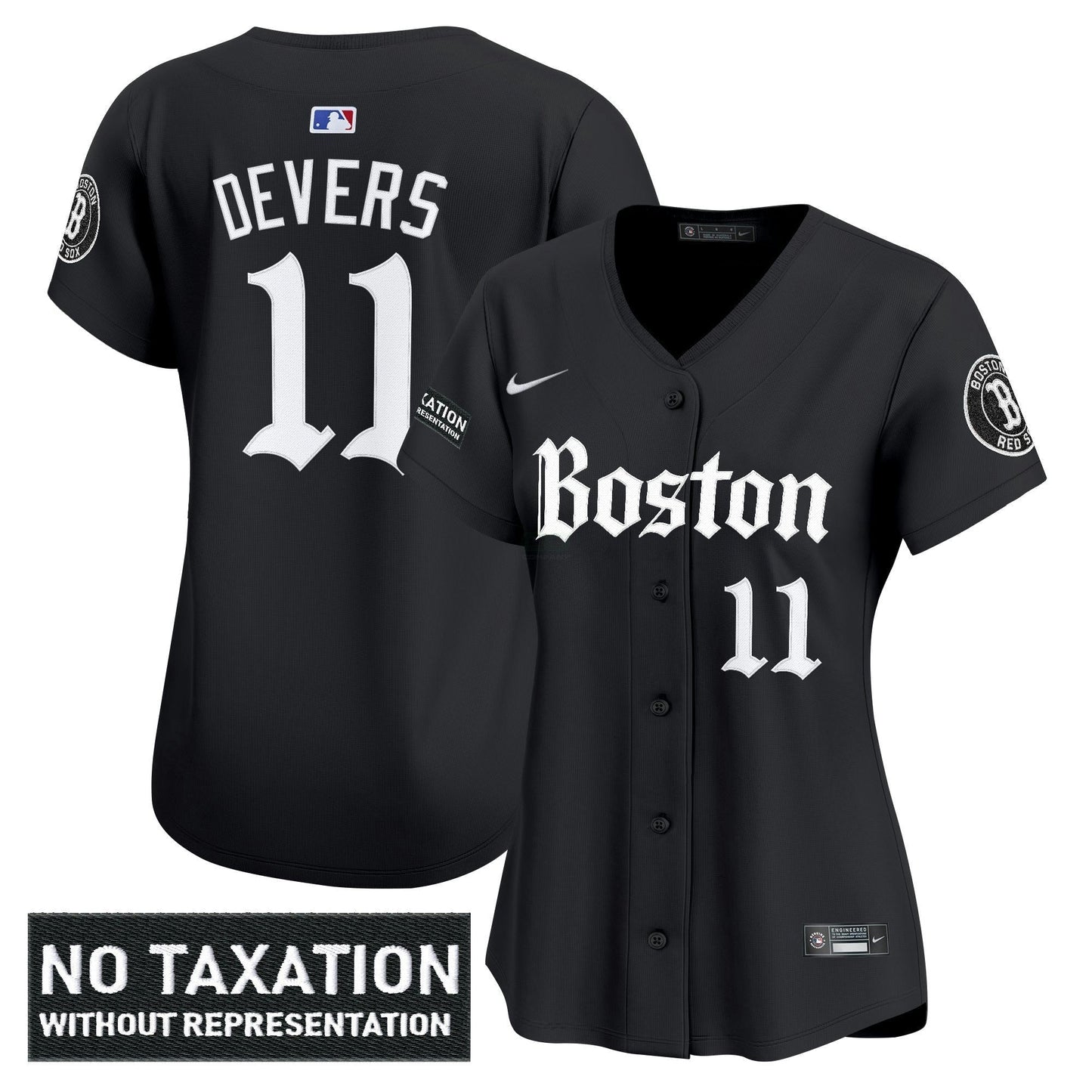 Camisa MLB Women’s Boston ‘Retro Newspaper Edition’ Vapor Premier Limited Jersey