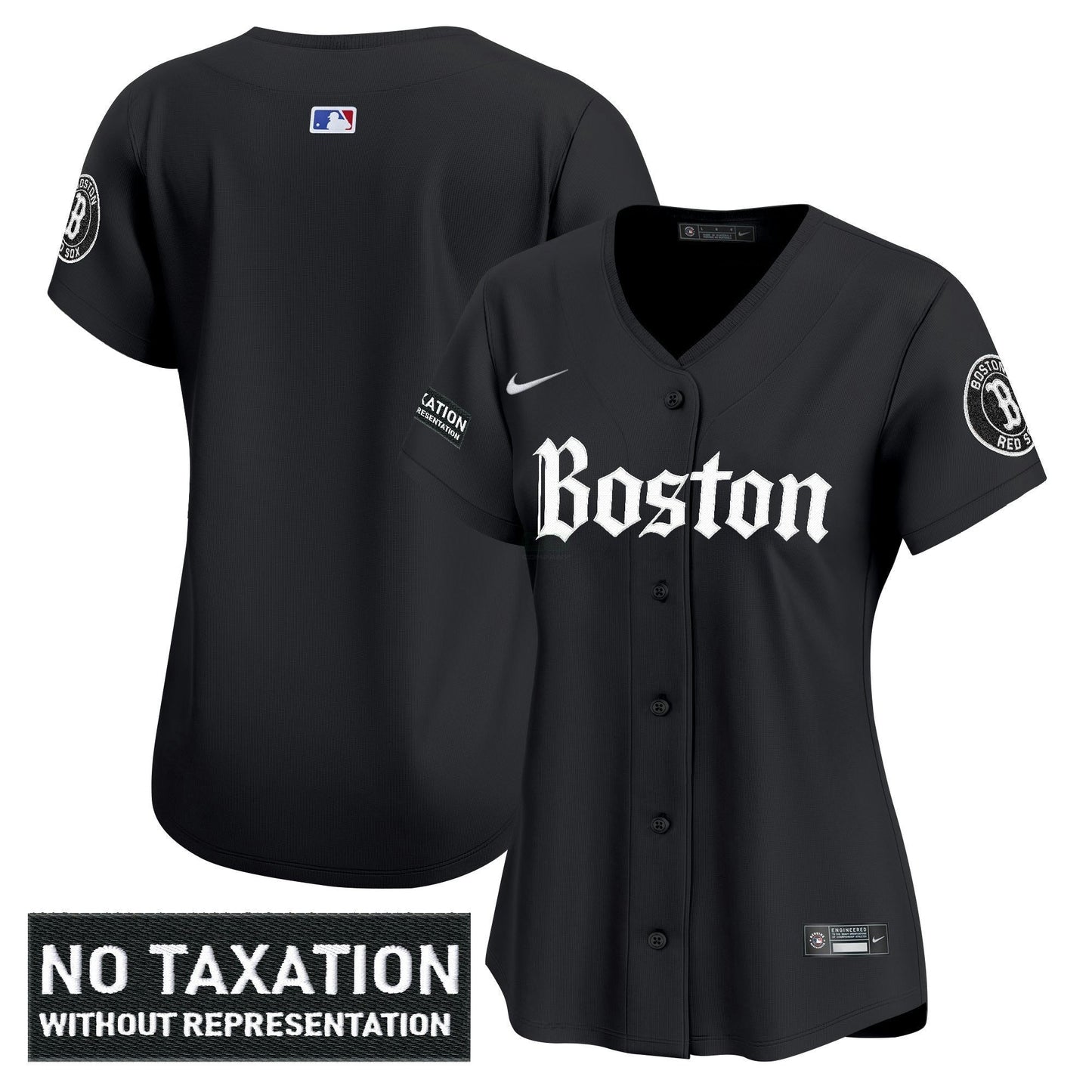 Camisa MLB Women’s Boston ‘Retro Newspaper Edition’ Vapor Premier Limited Jersey