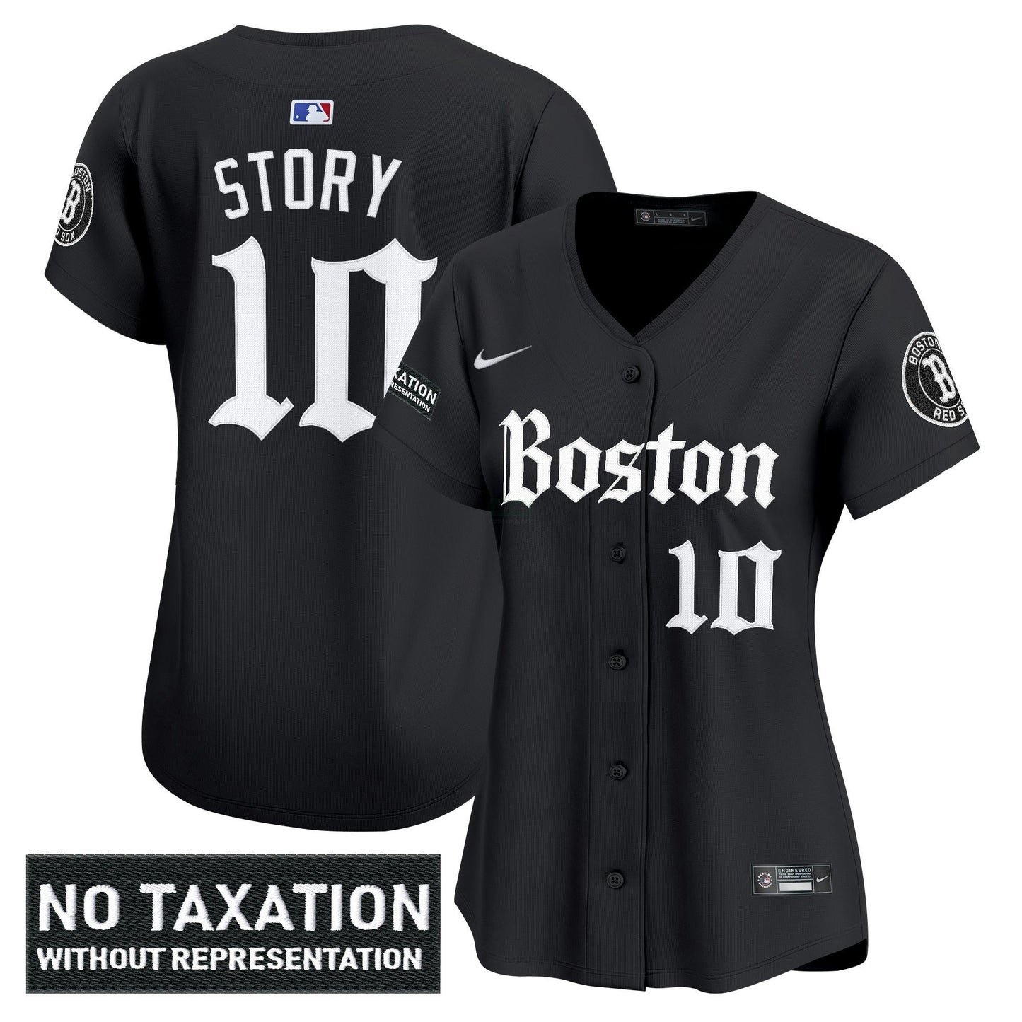 Camisa MLB Women’s Boston ‘Retro Newspaper Edition’ Vapor Premier Limited Jersey