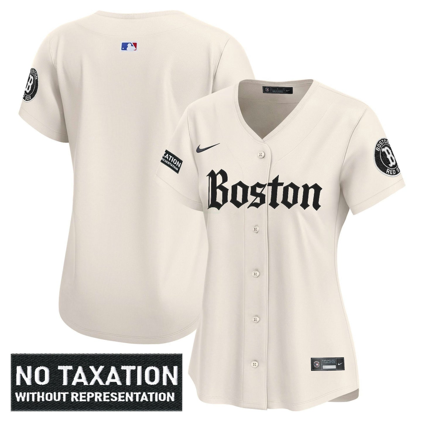 Camisa MLB Women’s Boston ‘Retro Newspaper Edition’ Vapor Premier Limited Jersey