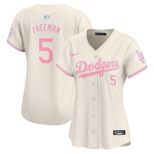 Camisa MLB Los Angeles Dodgers Women’s Bubblegum Pink Vapor Premier Limited Jersey