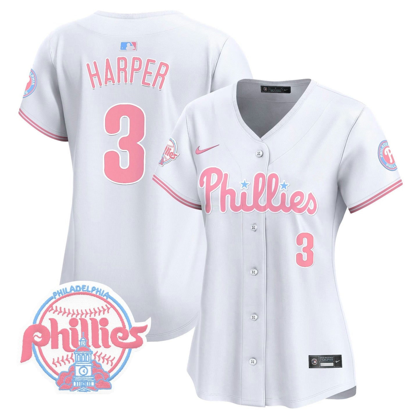 Camisa MLB Women’s Bubblegum Pink Vapor Premier Limited Jersey V2