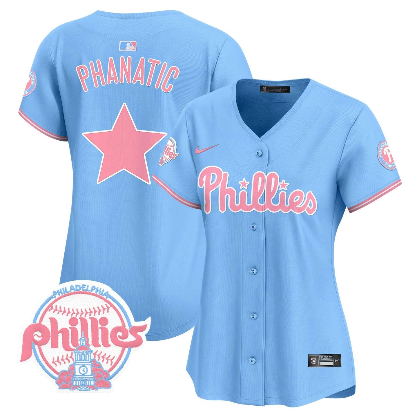Camisa MLB Women’s Bubblegum Pink Vapor Premier Limited Jersey V2