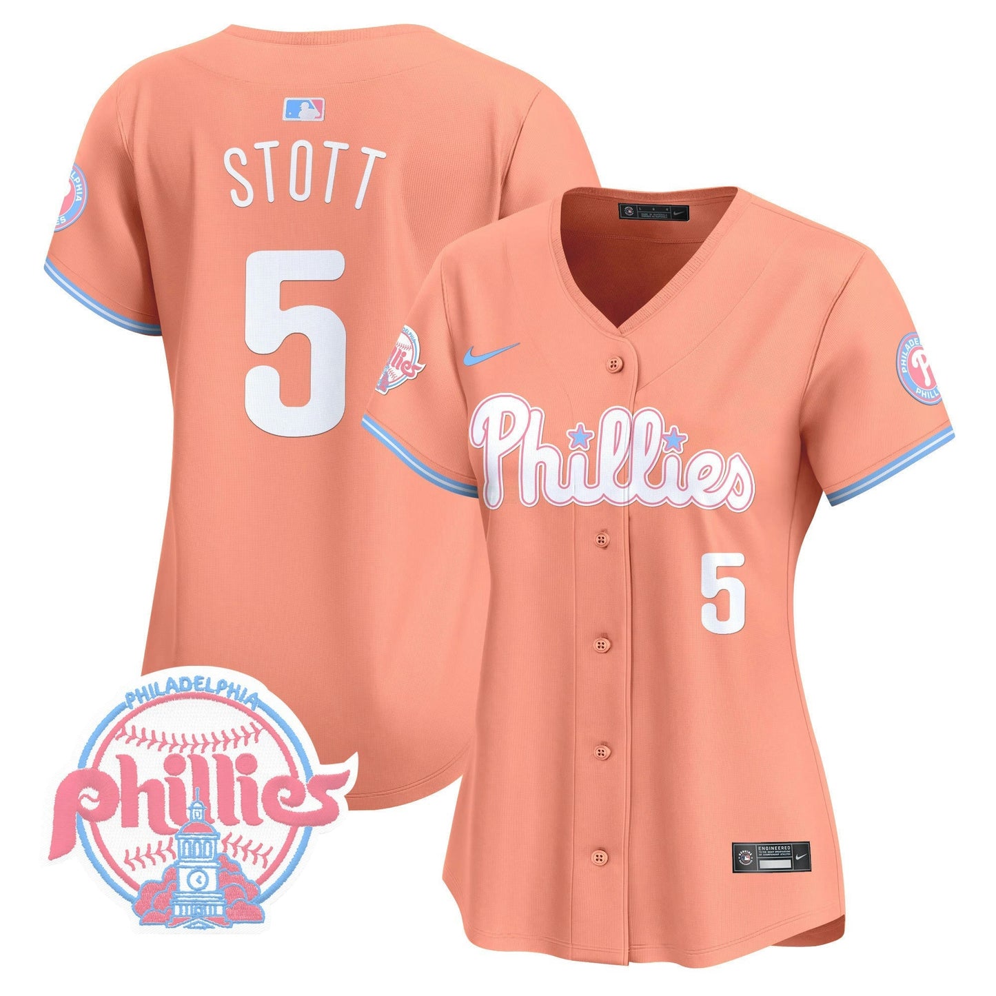 Camisa MLB Women’s Bubblegum Pink Vapor Premier Limited Jersey V2