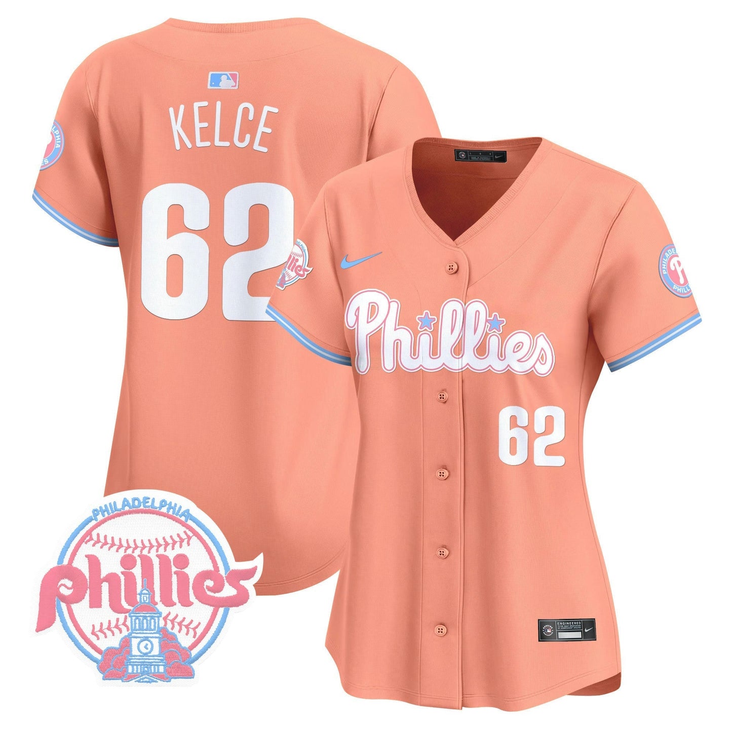 Camisa MLB Women’s Bubblegum Pink Vapor Premier Limited Jersey V2