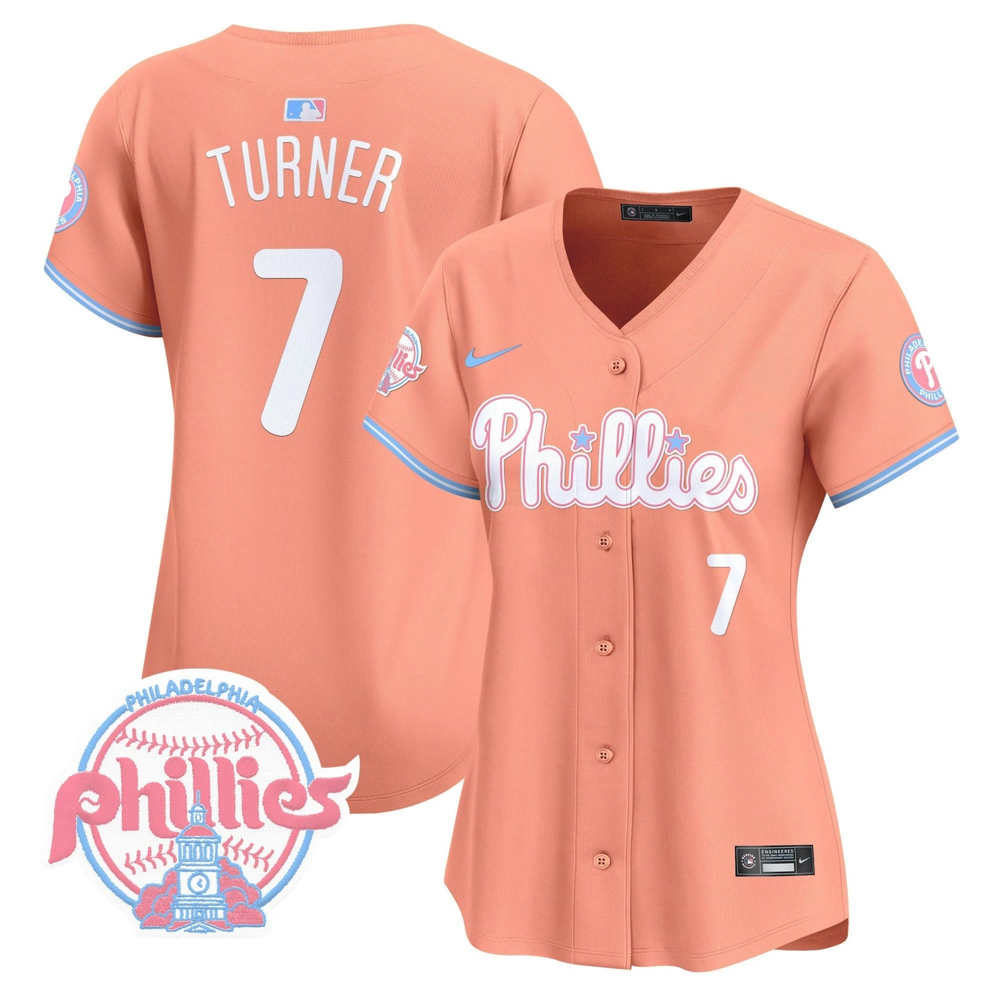 Camisa MLB Women’s Bubblegum Pink Vapor Premier Limited Jersey V2
