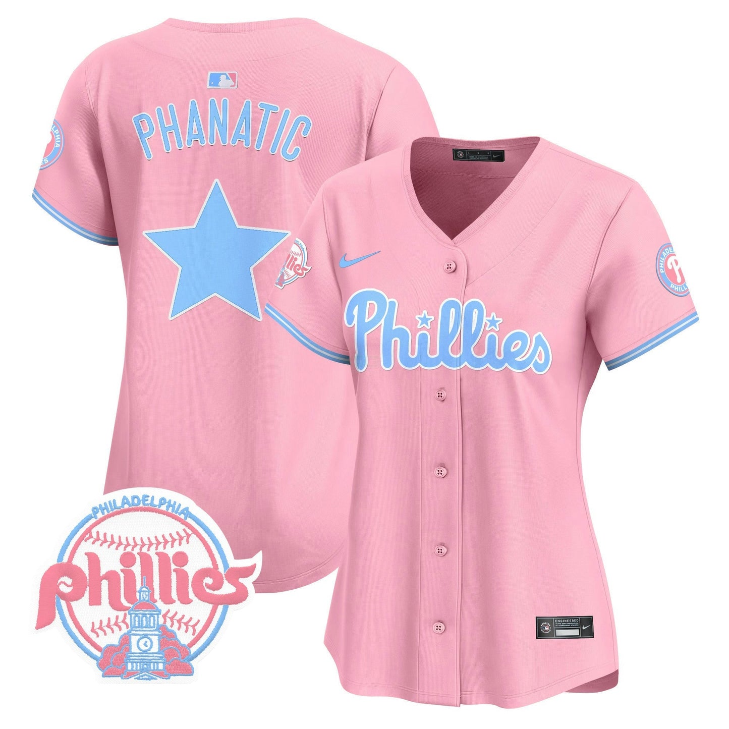 Camisa MLB Women’s Bubblegum Pink Vapor Premier Limited Jersey V2