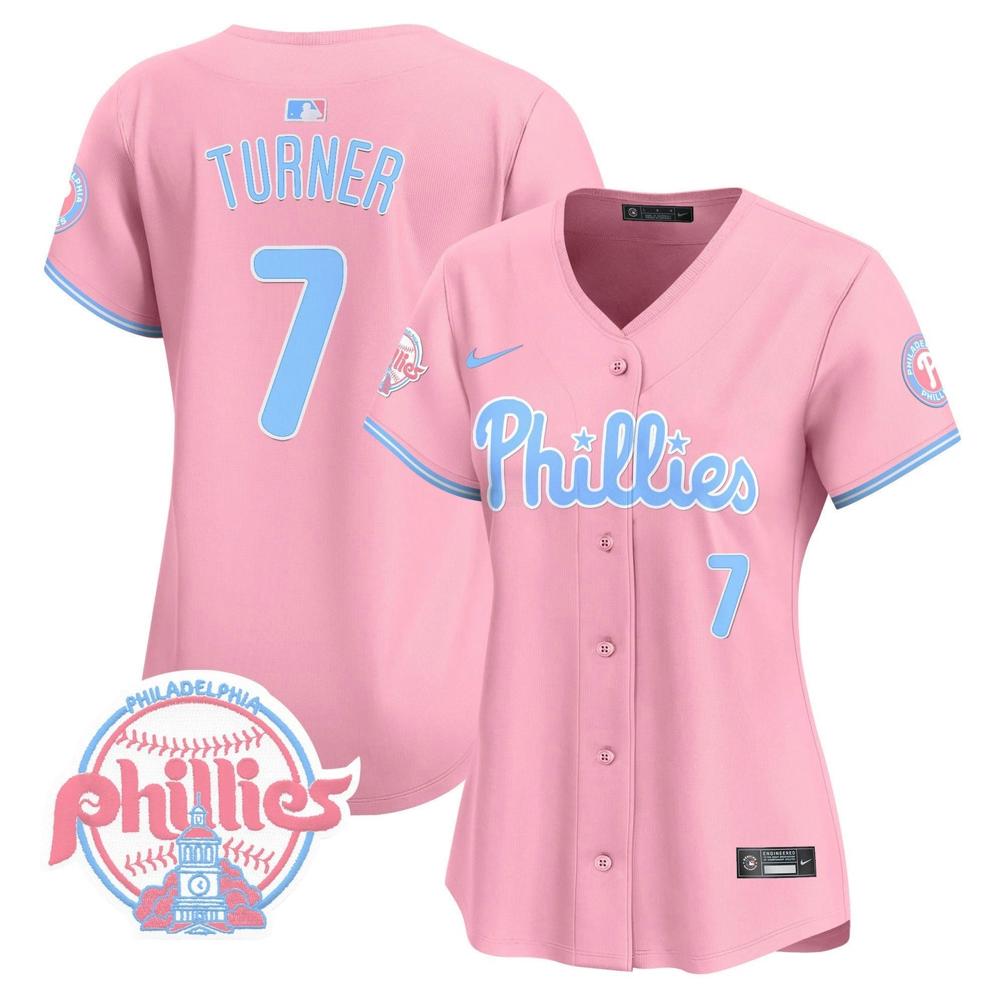 Camisa MLB Women’s Bubblegum Pink Vapor Premier Limited Jersey V2