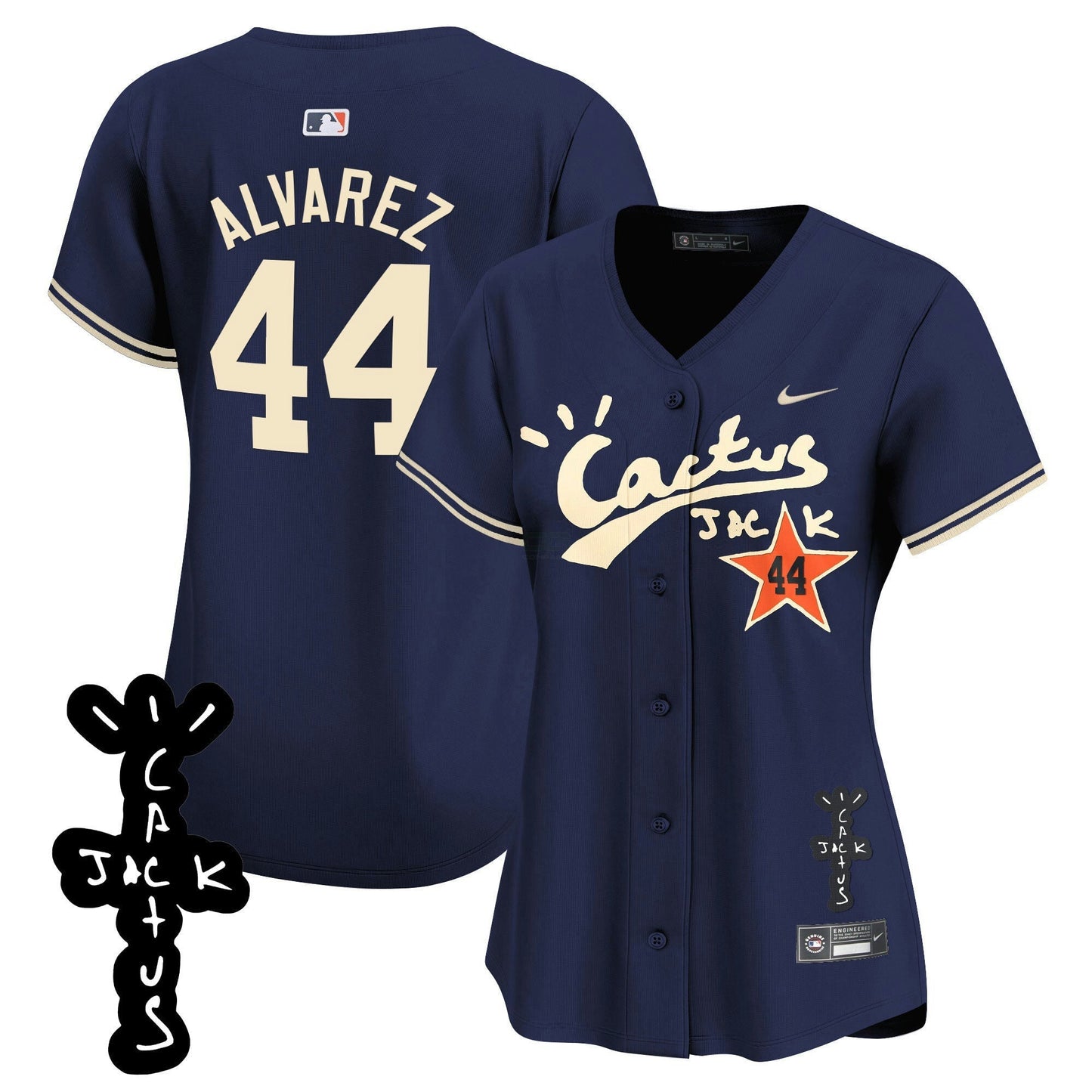 Camisa MLB Women’s Cactus Jack Patch Vapor Premier Limited Jersey V2