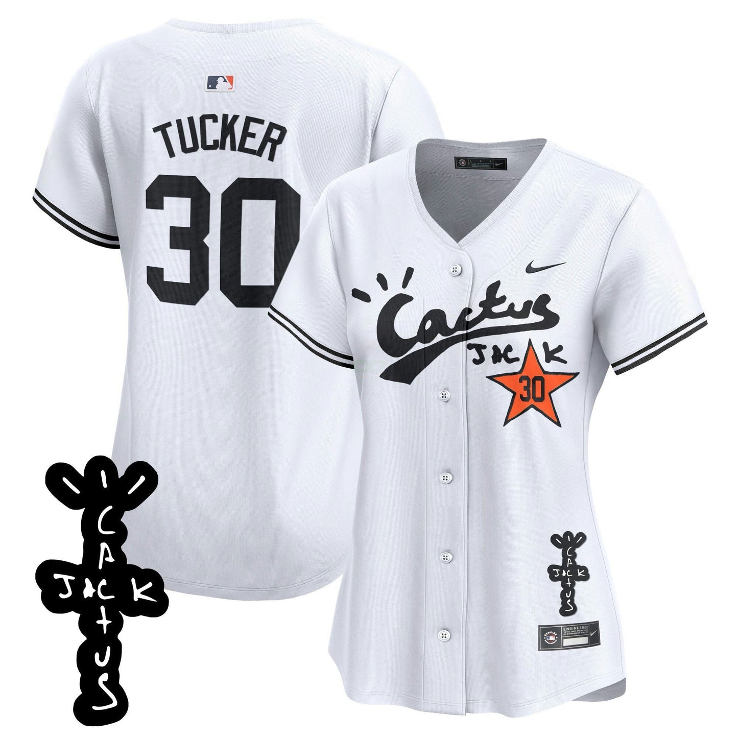 Camisa MLB Women’s Cactus Jack Patch Vapor Premier Limited Jersey V2
