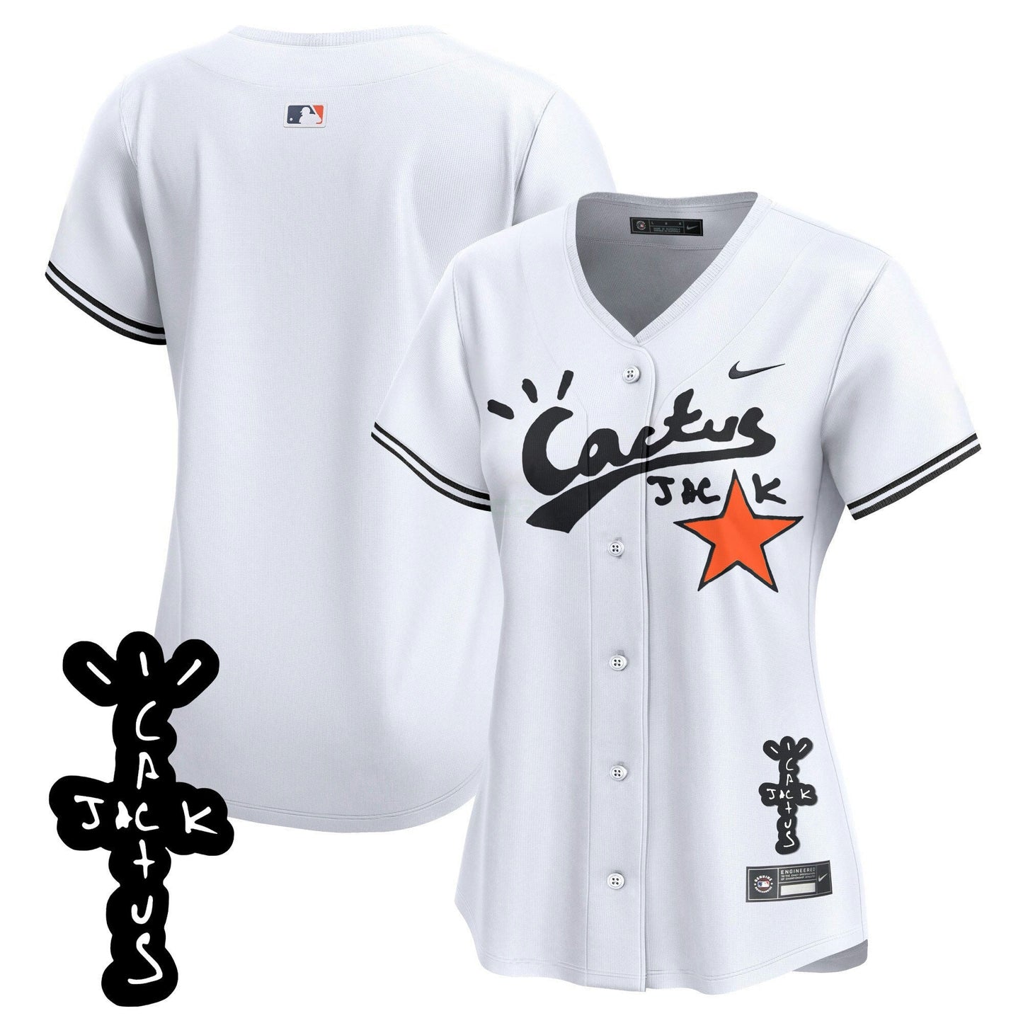 Camisa MLB Women’s Cactus Jack Patch Vapor Premier Limited Jersey V2
