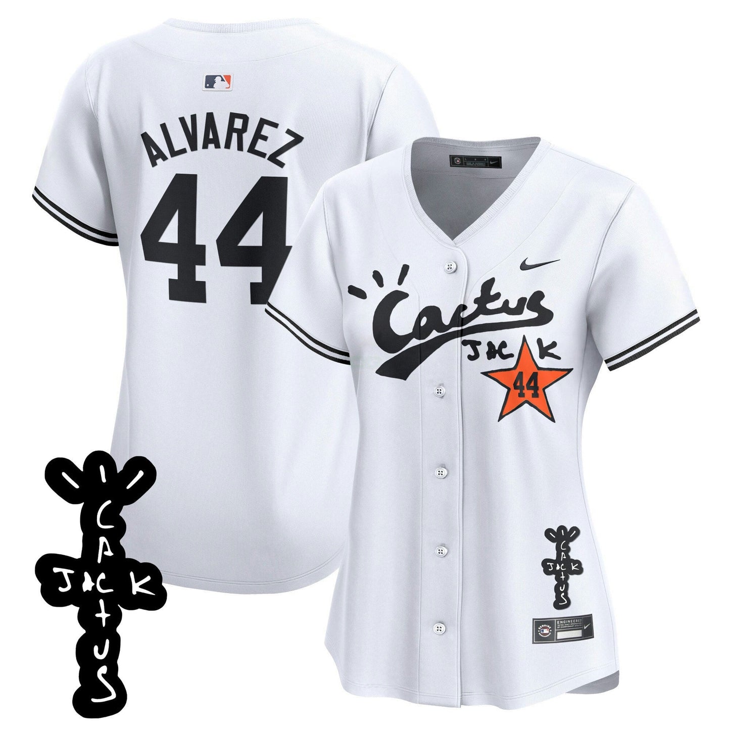 Camisa MLB Women’s Cactus Jack Patch Vapor Premier Limited Jersey V2
