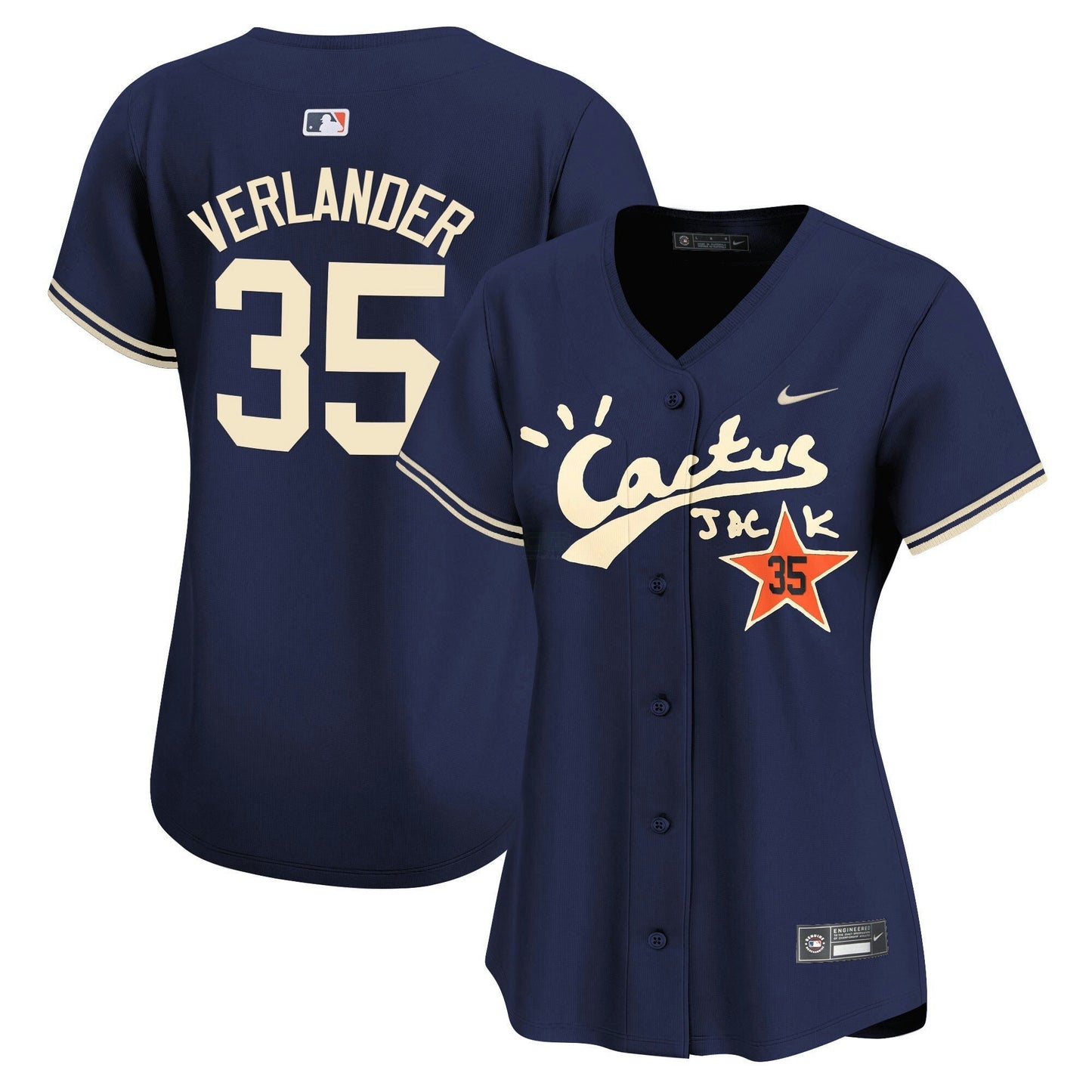 Camisa MLB Women’s Cactus Jack Vapor Premier Limited Jersey V2 – Stitched