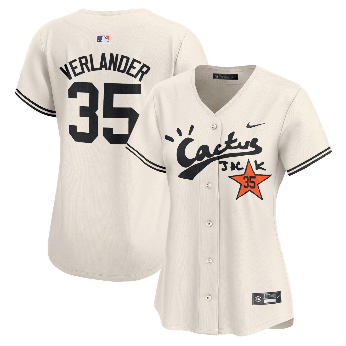 Camisa MLB Women’s Cactus Jack Vapor Premier Limited Jersey V2 – Stitched