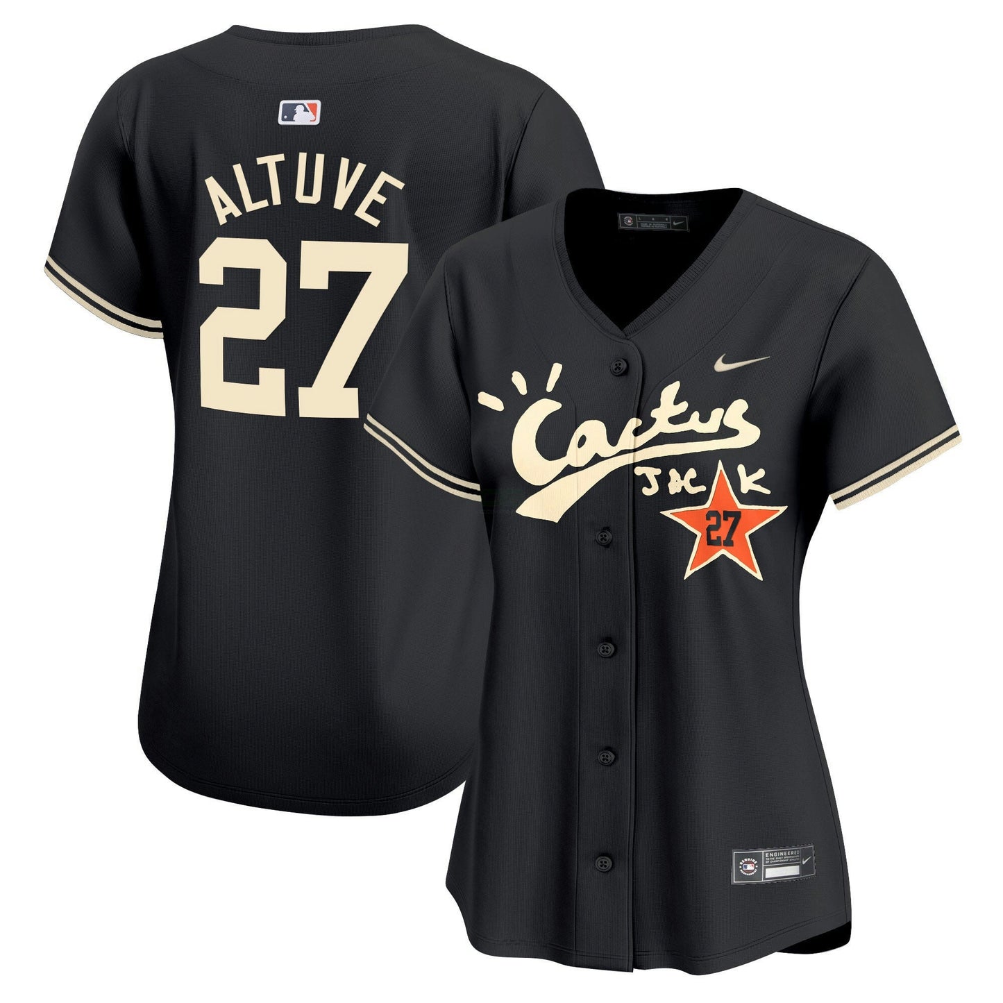 Camisa MLB Women’s Cactus Jack Vapor Premier Limited Jersey V2 – Stitched