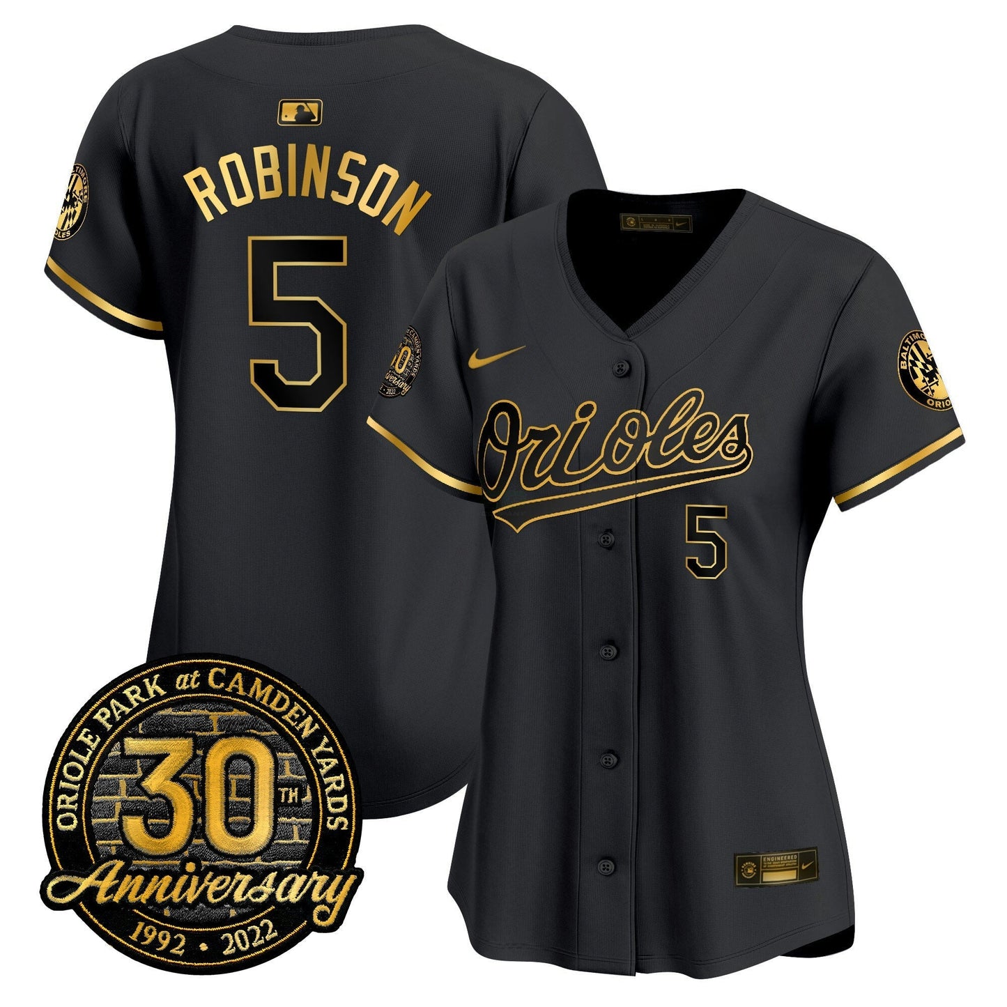 Camisa MLB Women’s Camden Yards 30th Anniversary Patch Vapor Premier Limited Jersey