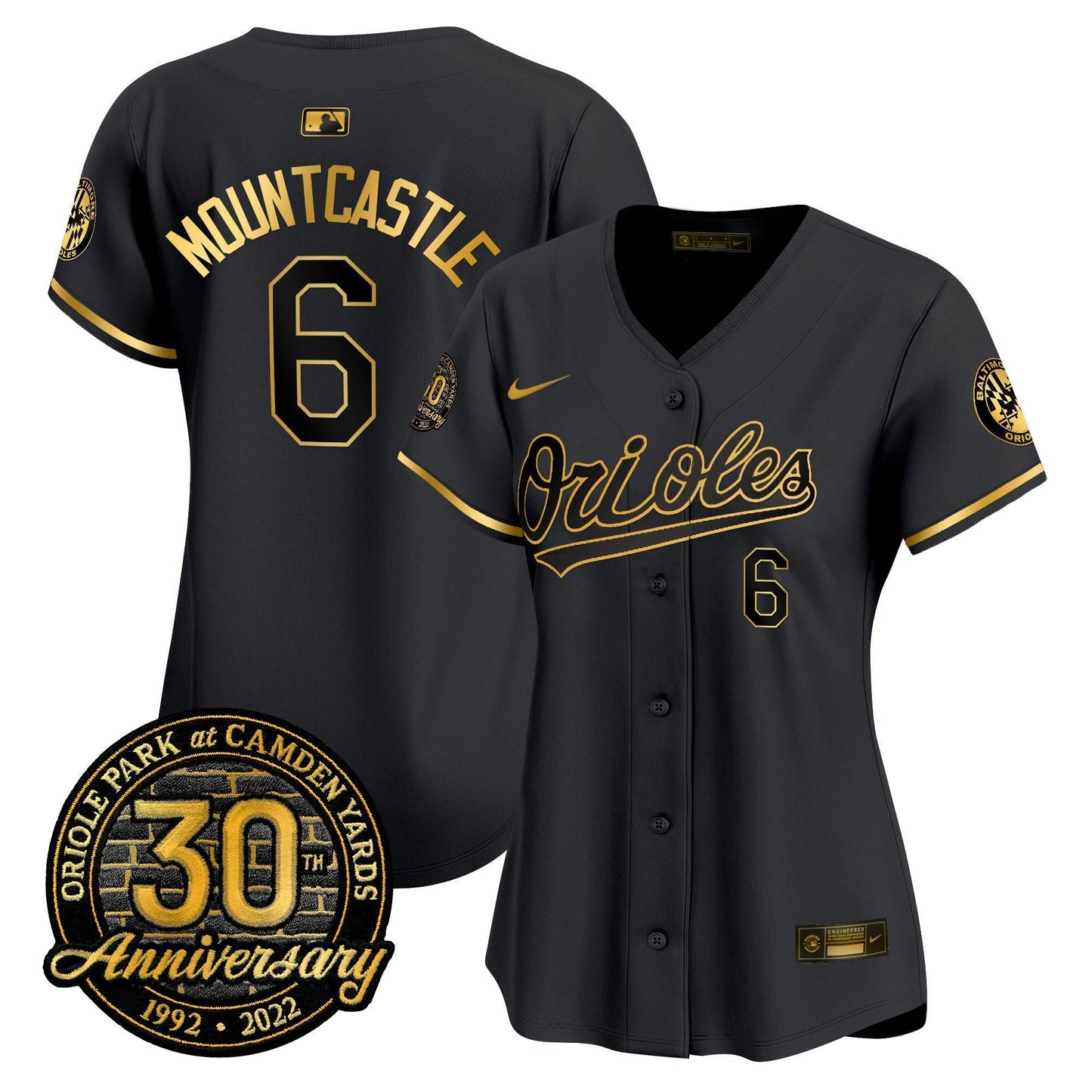 Camisa MLB Women’s Camden Yards 30th Anniversary Patch Vapor Premier Limited Jersey