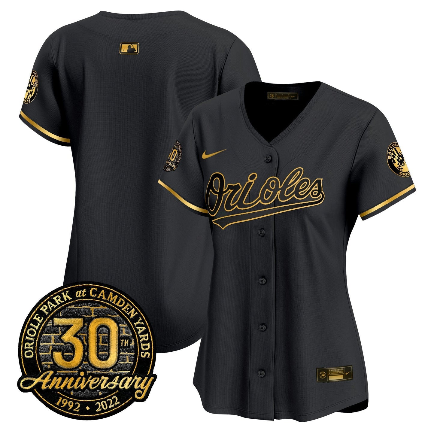 Camisa MLB Women’s Camden Yards 30th Anniversary Patch Vapor Premier Limited Jersey