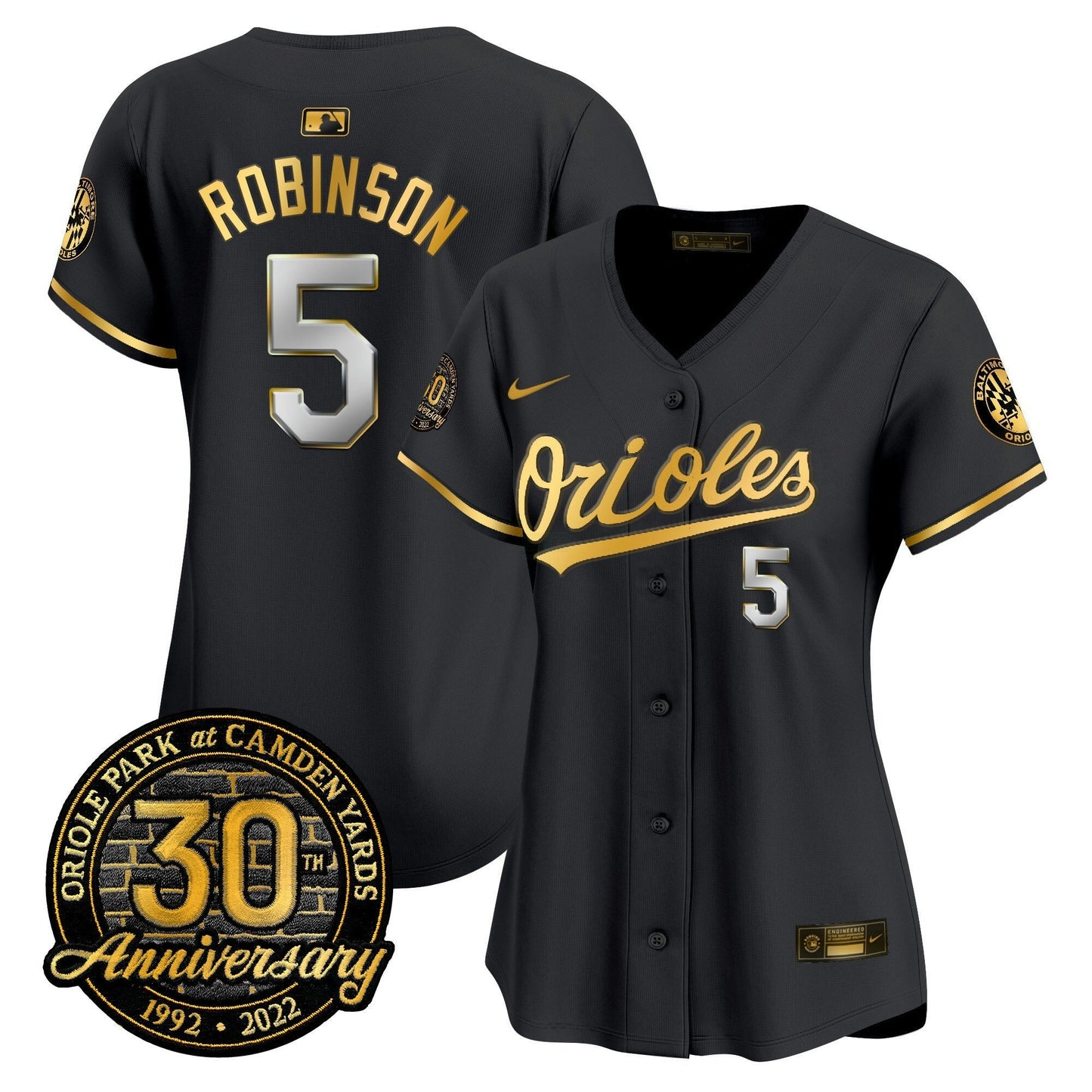 Camisa MLB Women’s Camden Yards 30th Anniversary Patch Vapor Premier Limited Jersey