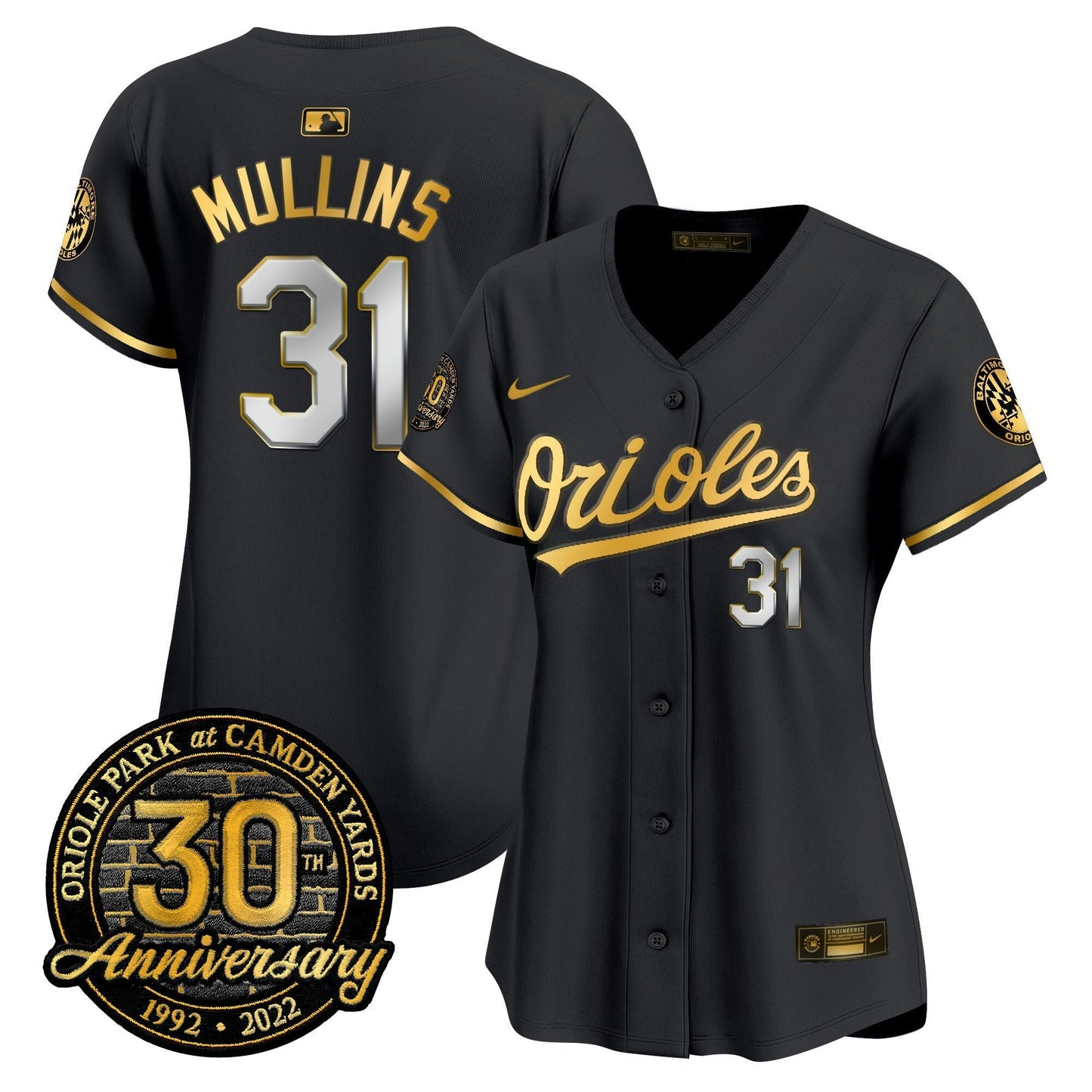 Camisa MLB Women’s Camden Yards 30th Anniversary Patch Vapor Premier Limited Jersey
