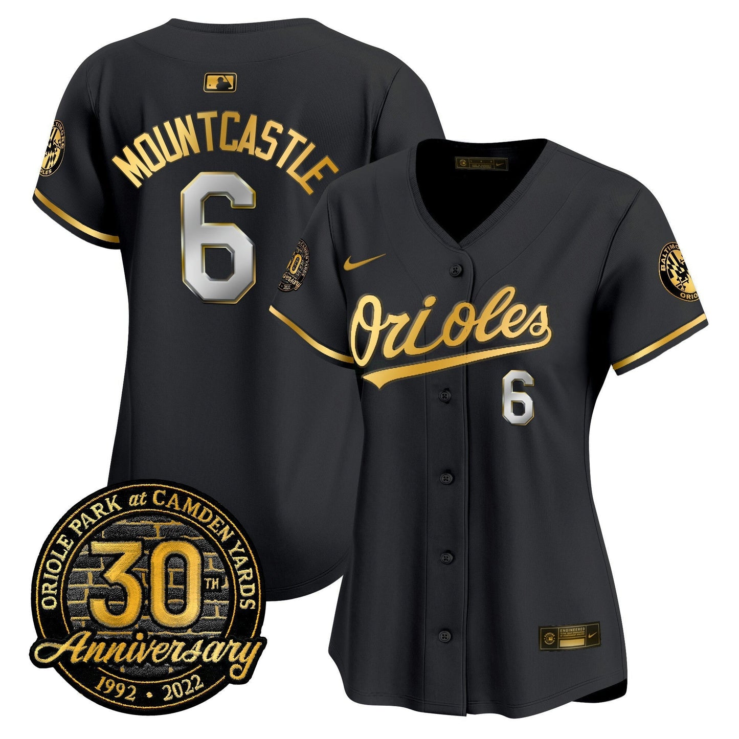 Camisa MLB Women’s Camden Yards 30th Anniversary Patch Vapor Premier Limited Jersey