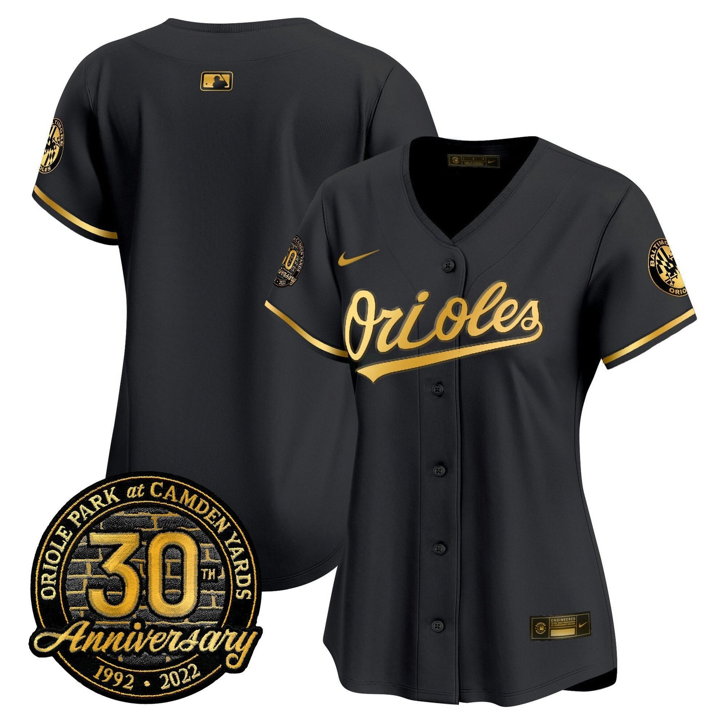Camisa MLB Women’s Camden Yards 30th Anniversary Patch Vapor Premier Limited Jersey