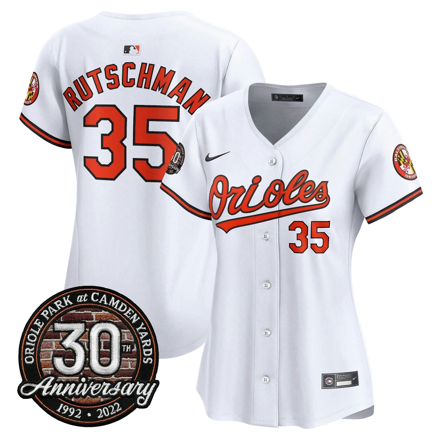 Camisa MLB Women’s Camden Yards 30th Anniversary Patch Vapor Premier Limited Jersey