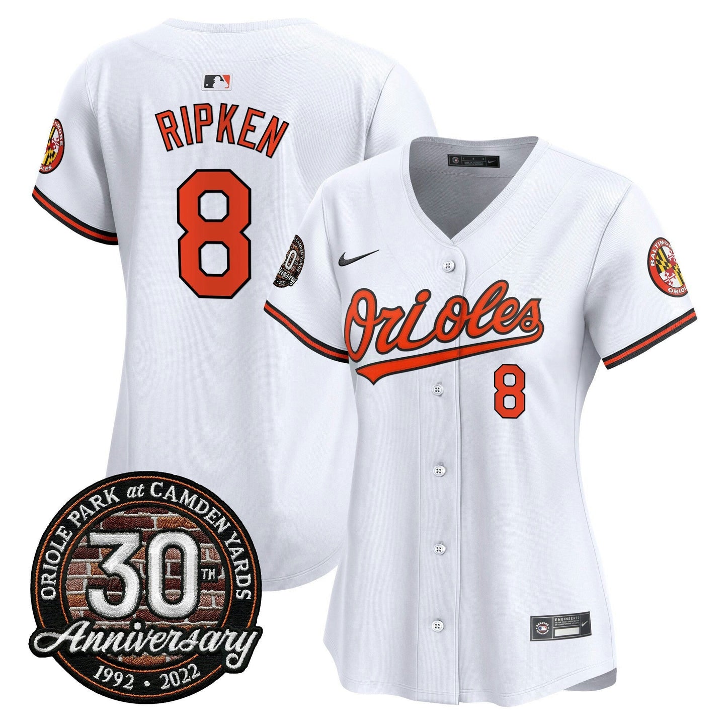 Camisa MLB Women’s Camden Yards 30th Anniversary Patch Vapor Premier Limited Jersey