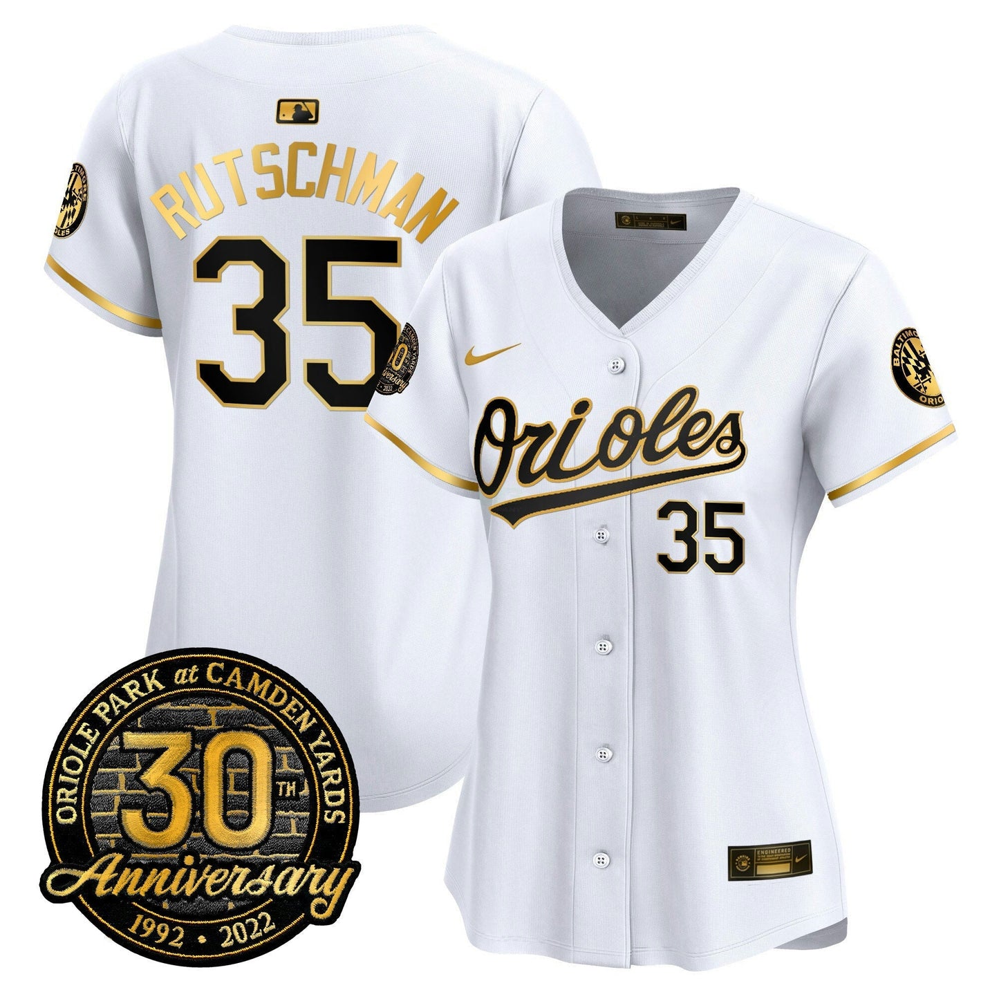 Camisa MLB Women’s Camden Yards 30th Anniversary Patch Vapor Premier Limited Jersey