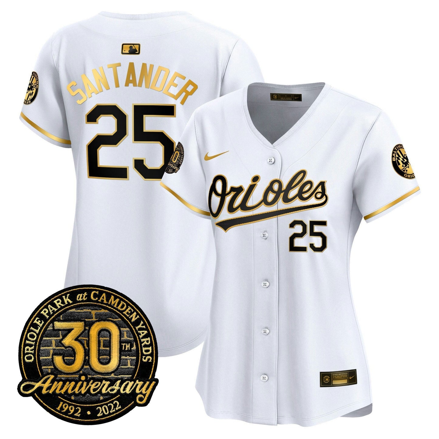 Camisa MLB Women’s Camden Yards 30th Anniversary Patch Vapor Premier Limited Jersey