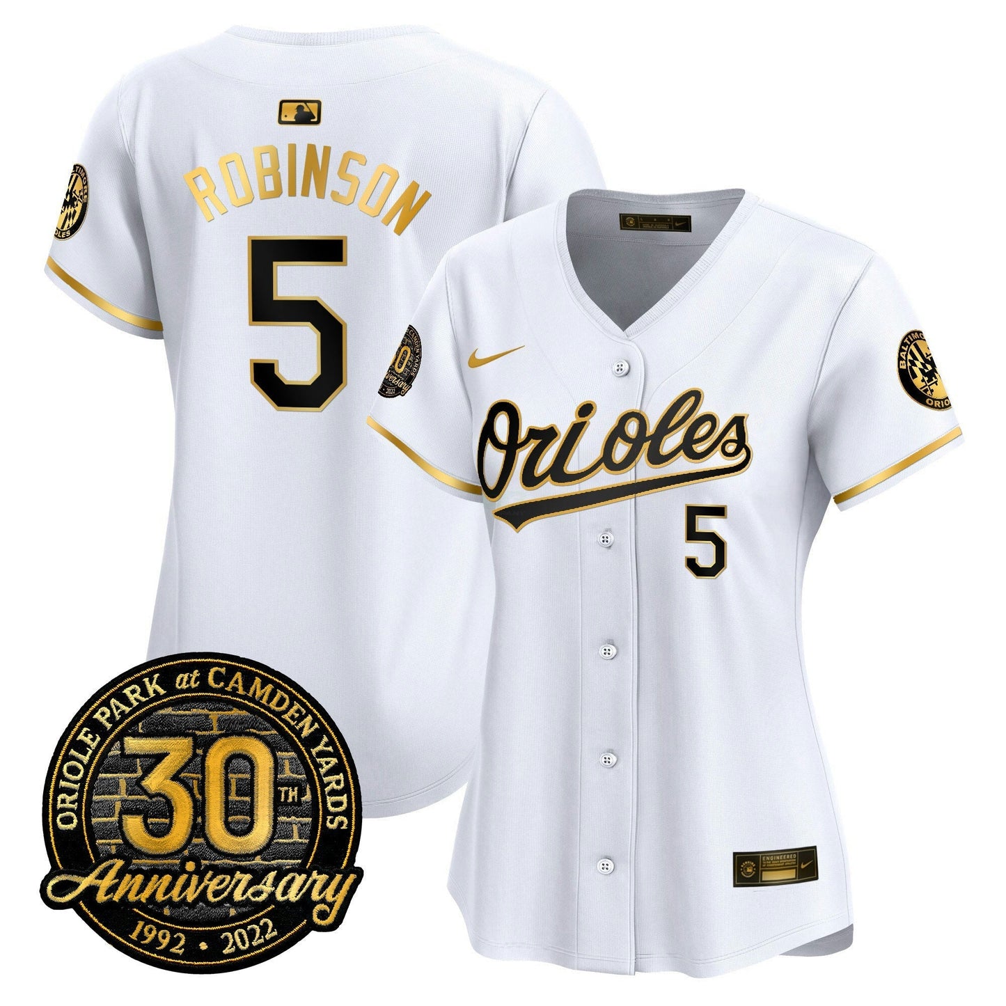 Camisa MLB Women’s Camden Yards 30th Anniversary Patch Vapor Premier Limited Jersey