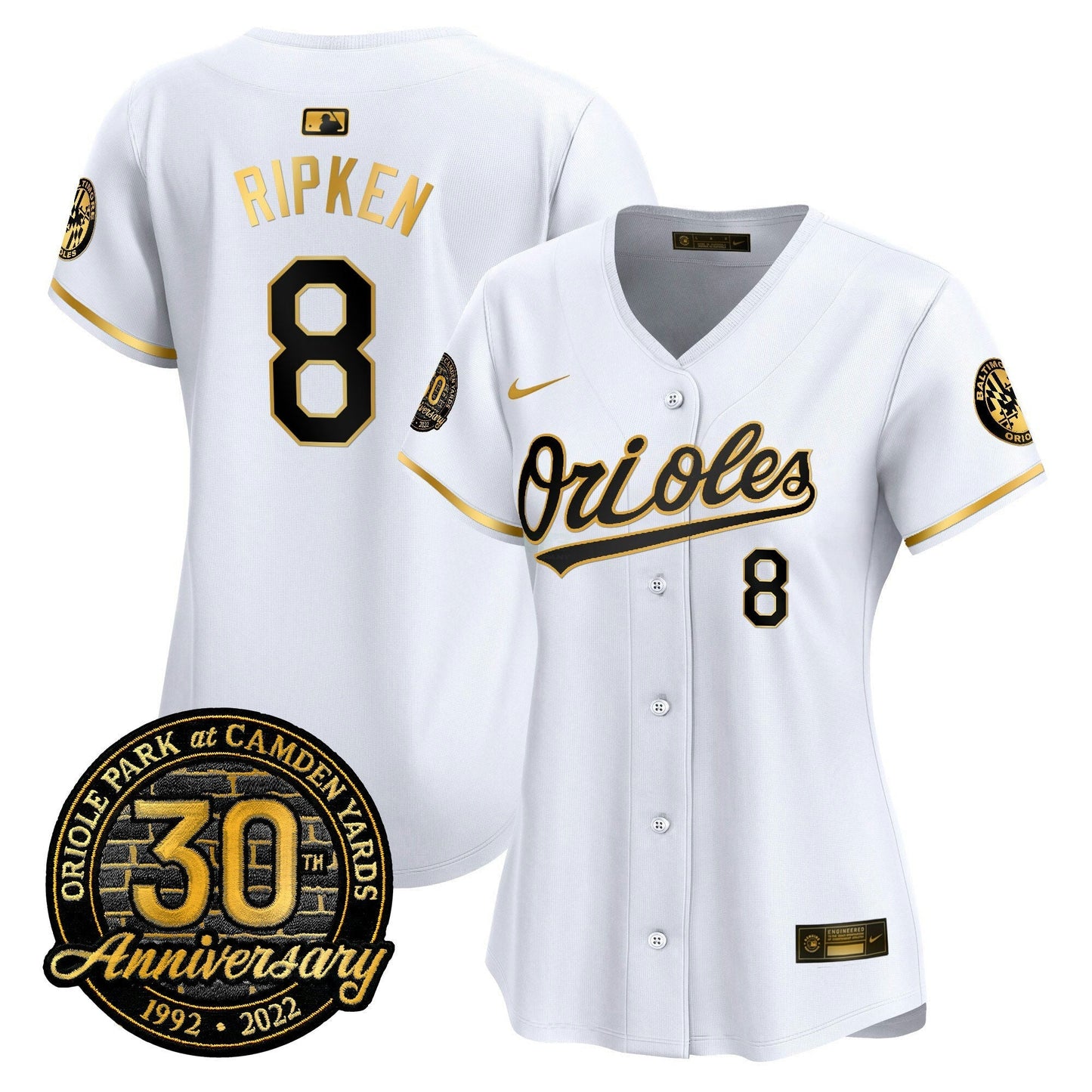 Camisa MLB Women’s Camden Yards 30th Anniversary Patch Vapor Premier Limited Jersey