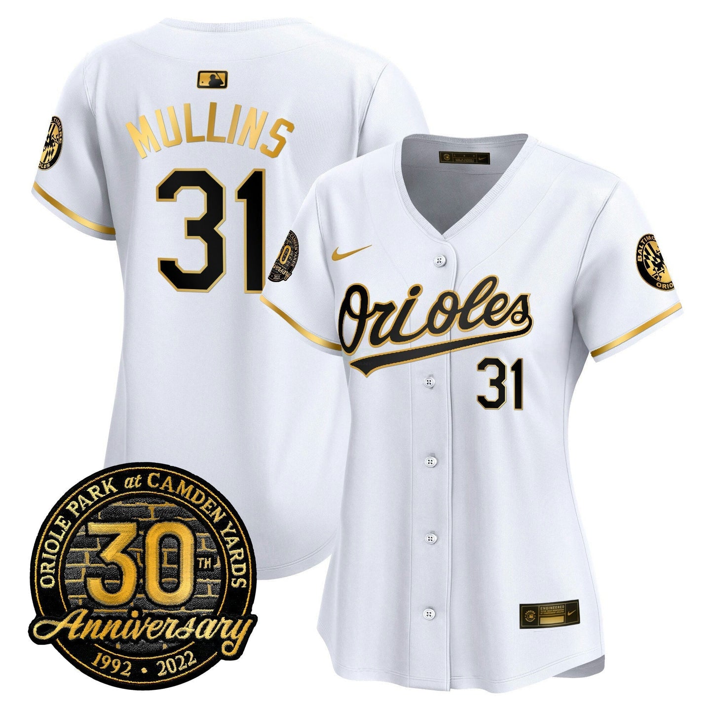 Camisa MLB Women’s Camden Yards 30th Anniversary Patch Vapor Premier Limited Jersey