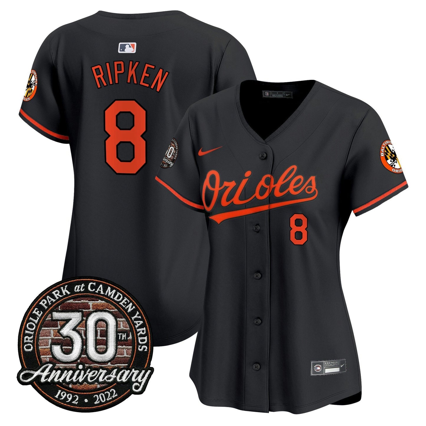 Camisa MLB Women’s Camden Yards 30th Anniversary Patch Vapor Premier Limited Jersey