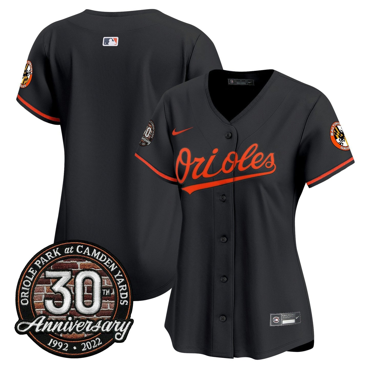 Camisa MLB Women’s Camden Yards 30th Anniversary Patch Vapor Premier Limited Jersey