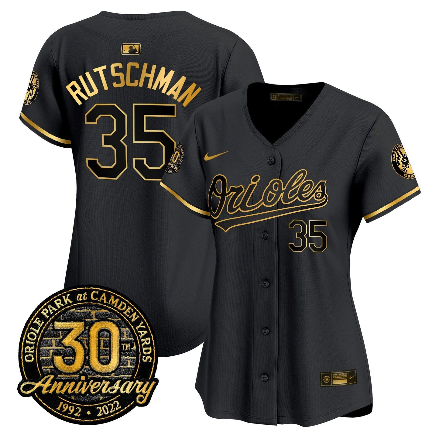 Camisa MLB Women’s Camden Yards 30th Anniversary Patch Vapor Premier Limited Jersey