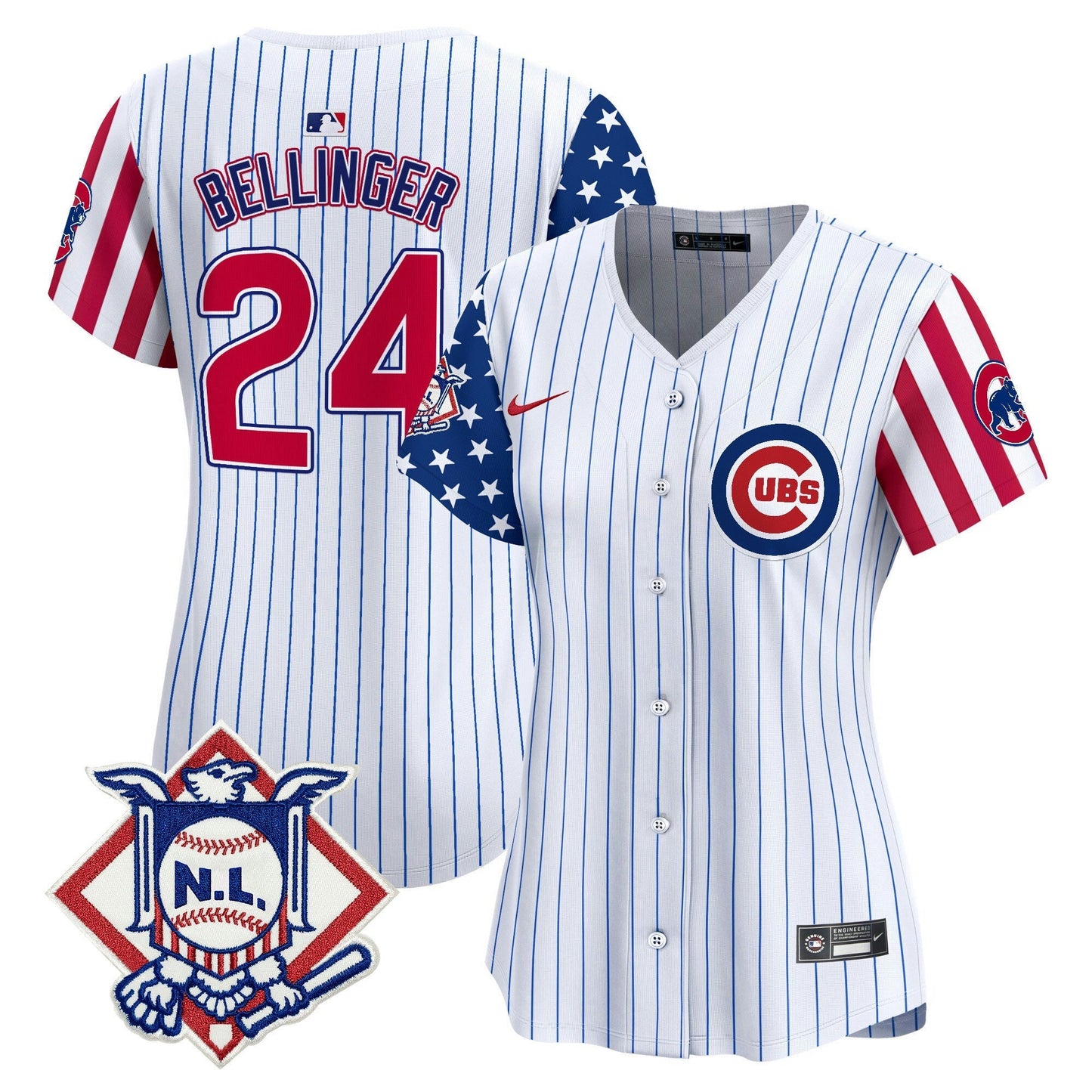 Camisa MLB Women’s Chicago 2024 Fourth of July Vapor Premier Limited Jersey V2